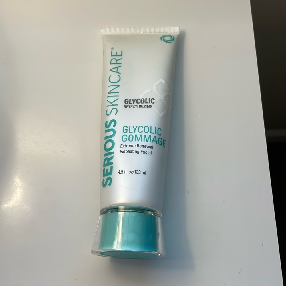 White and Green Cleanser Exfoliant Skincare